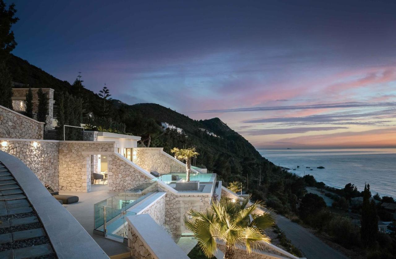 The Wave Twin Villa 1 Kathisma Beach Lefkada Exterior photo